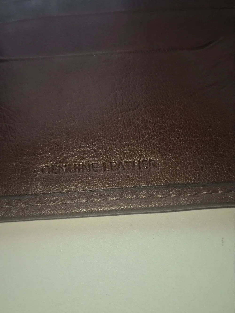 Levi's Brown Leather Wallet for Men with Logo Patch